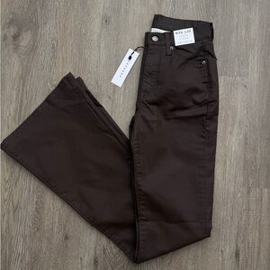 Topshop Chocolate Flare Pants